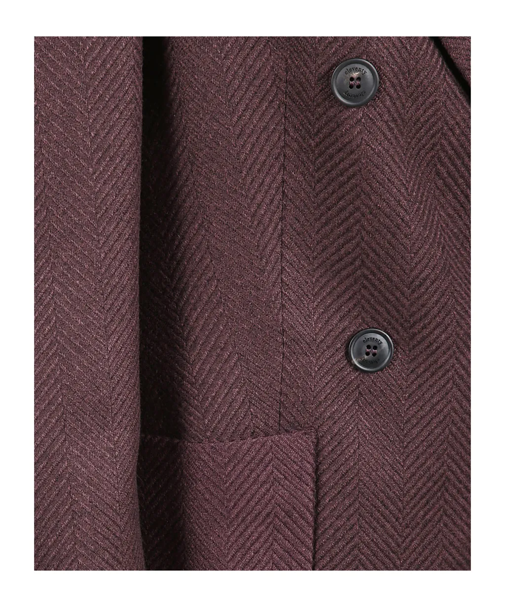 Double-Breasted Long Sleeve Suit Jacket
