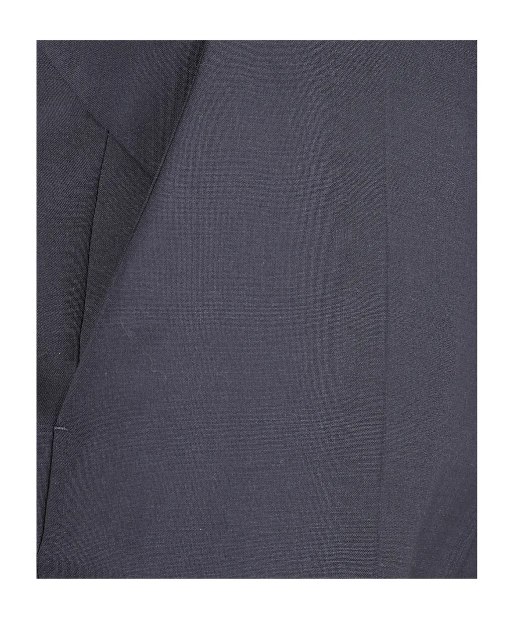 Pleated Zip-Up Track Pants