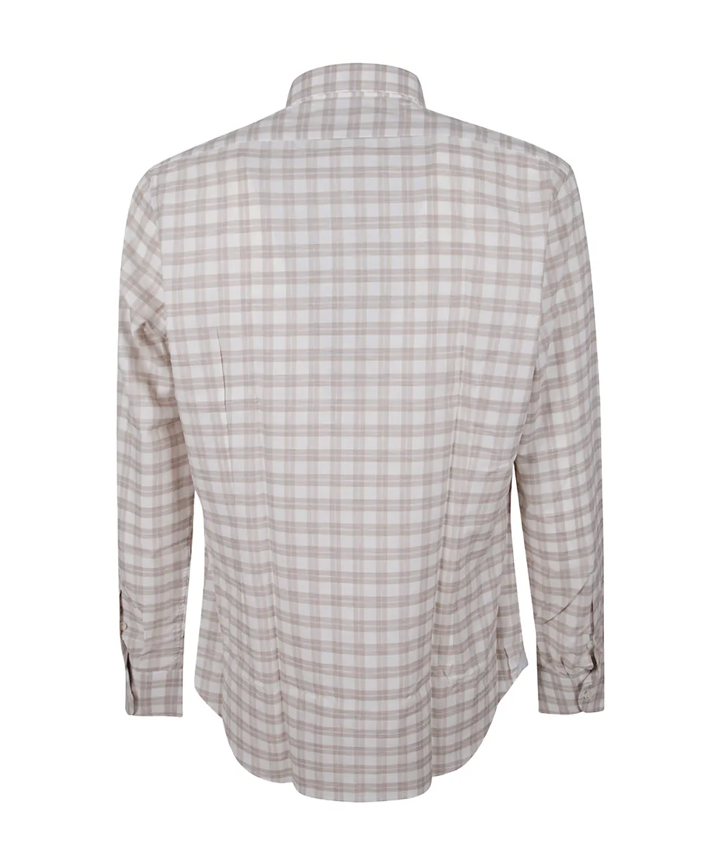Button-Down Long-Sleeved Shirt