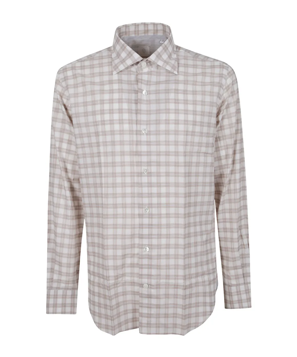 Button-Down Long-Sleeved Shirt