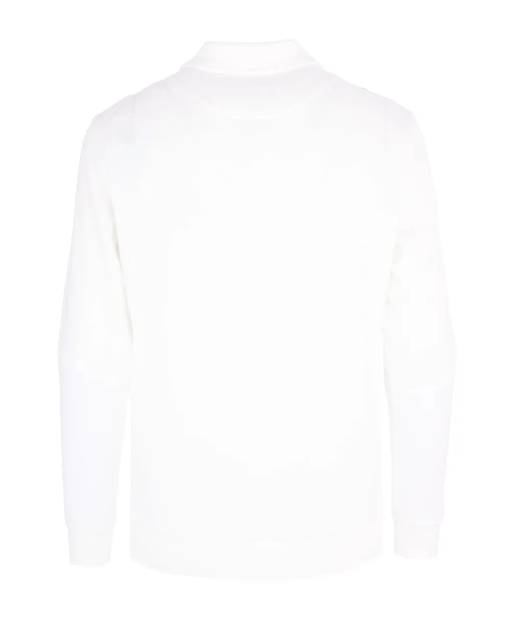 Zippered Long-Sleeved Sweatshirt