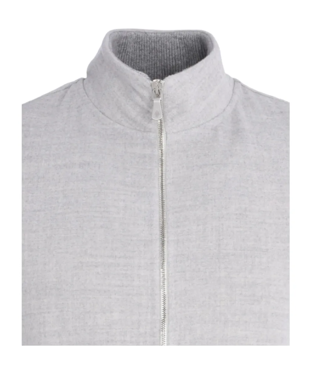 Zip-Up Sleeveless Gilet