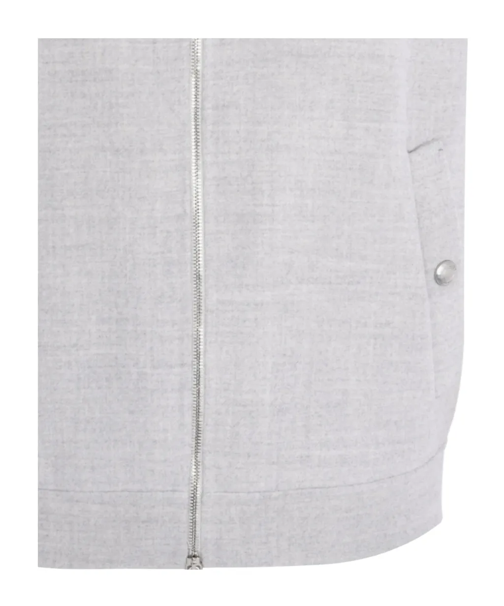 Zip-Up Sleeveless Gilet