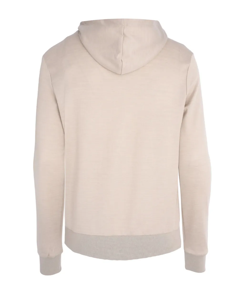 Zipper Hooded Sweatshirt