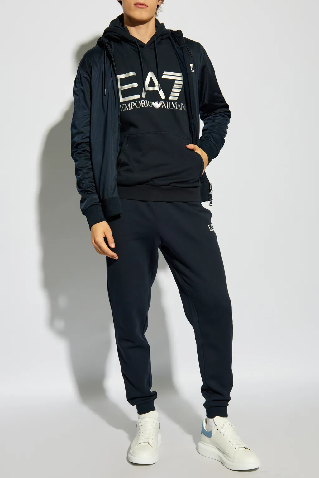 Logo-Print Cotton Hoodie