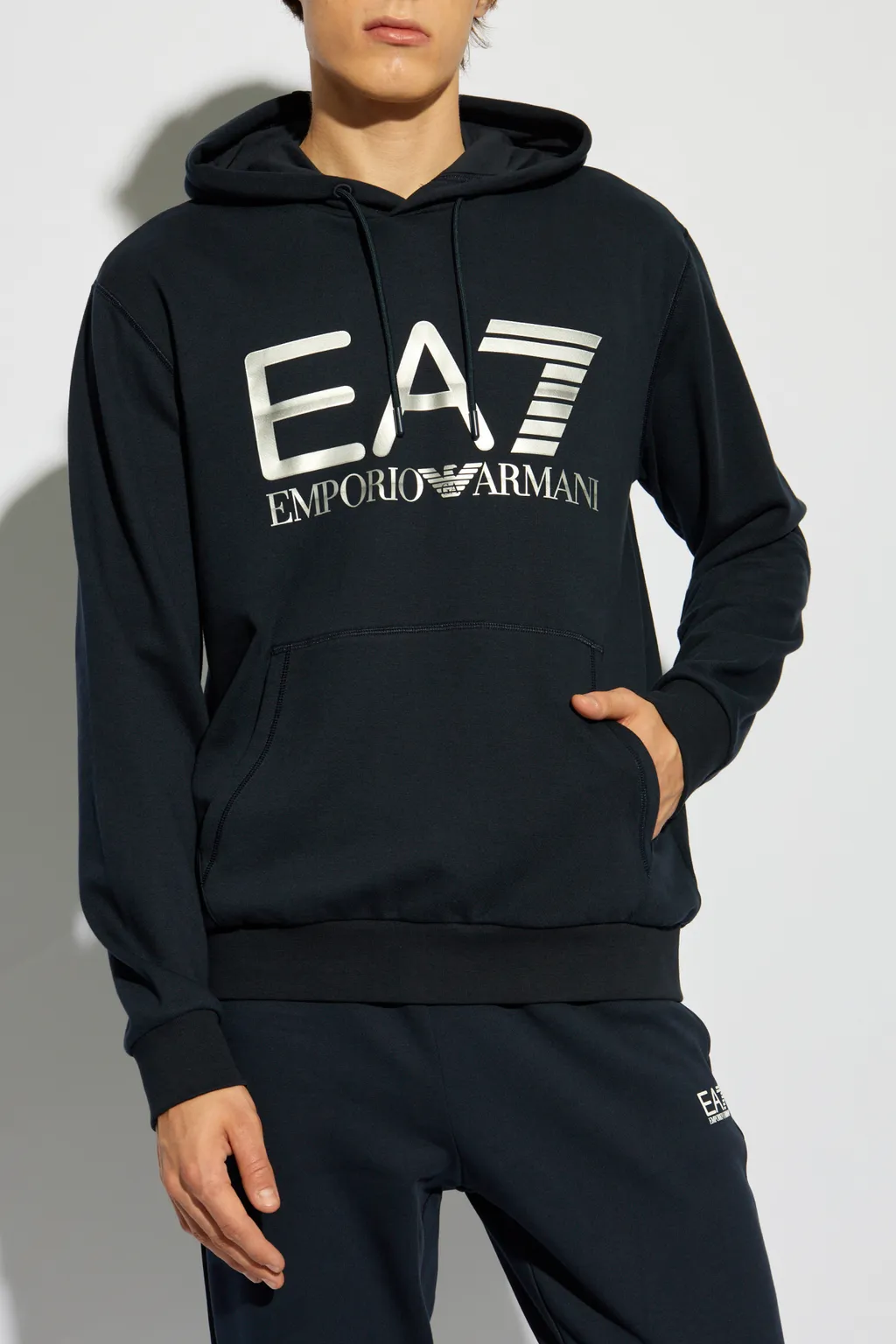 Logo-Print Cotton Hoodie
