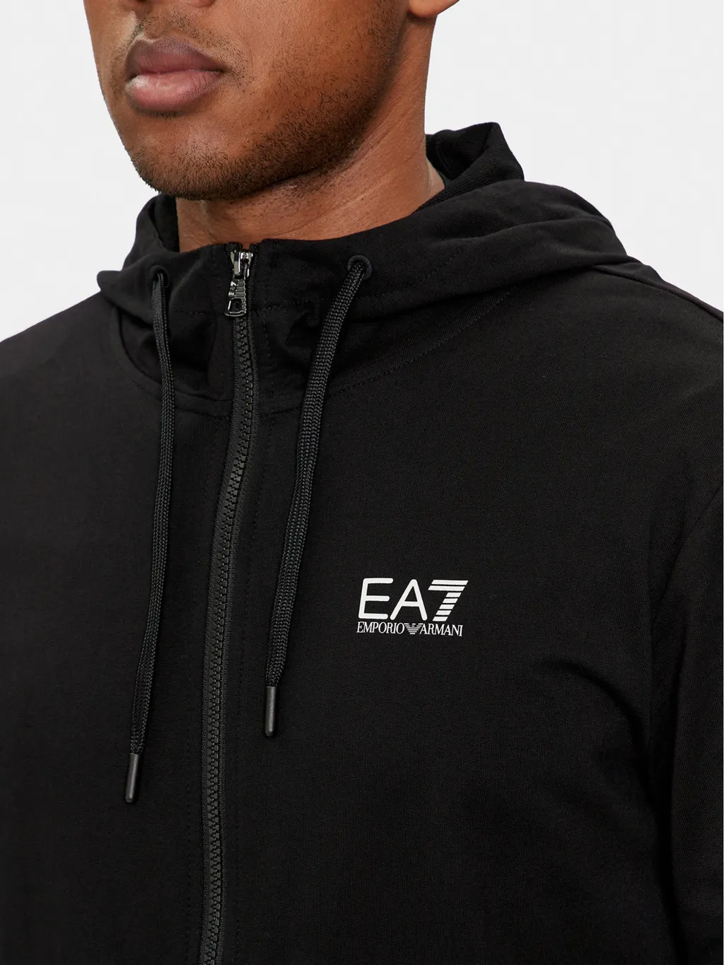 Logo-Print Zip-Up Hoodie