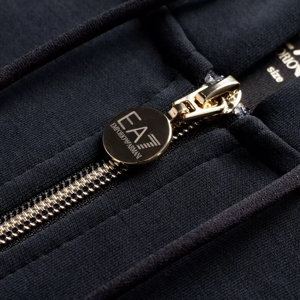 Logo Hooded Zipper Sweatshirt
