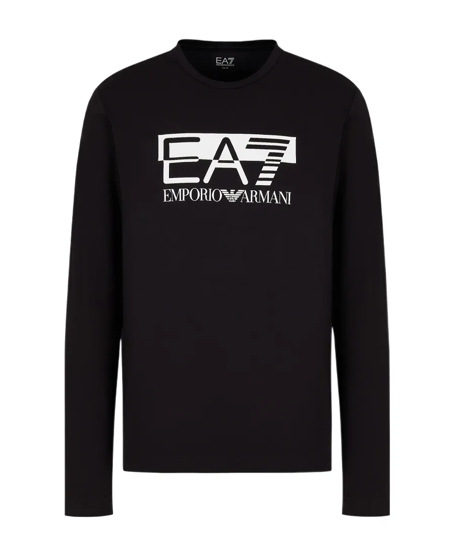 Round Collar And Long-Sleeved T-Shirt