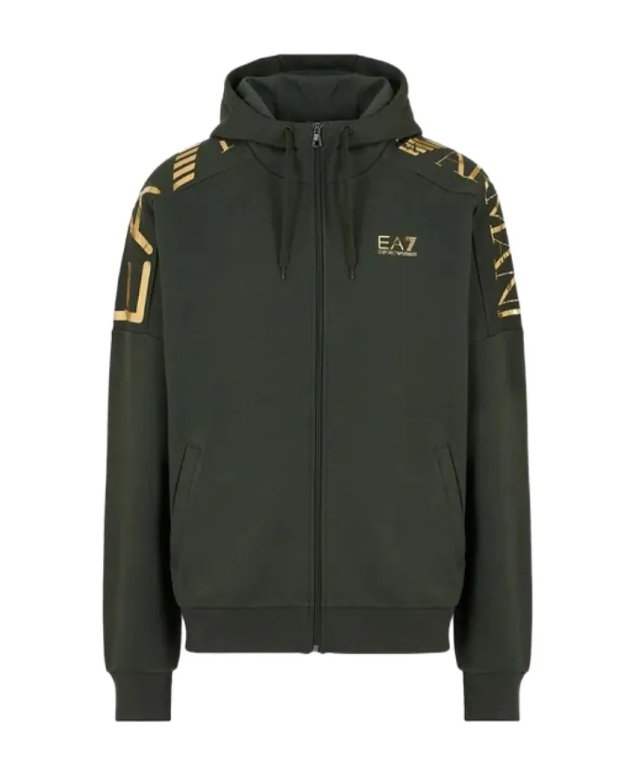 Hooded Zipper Sweater