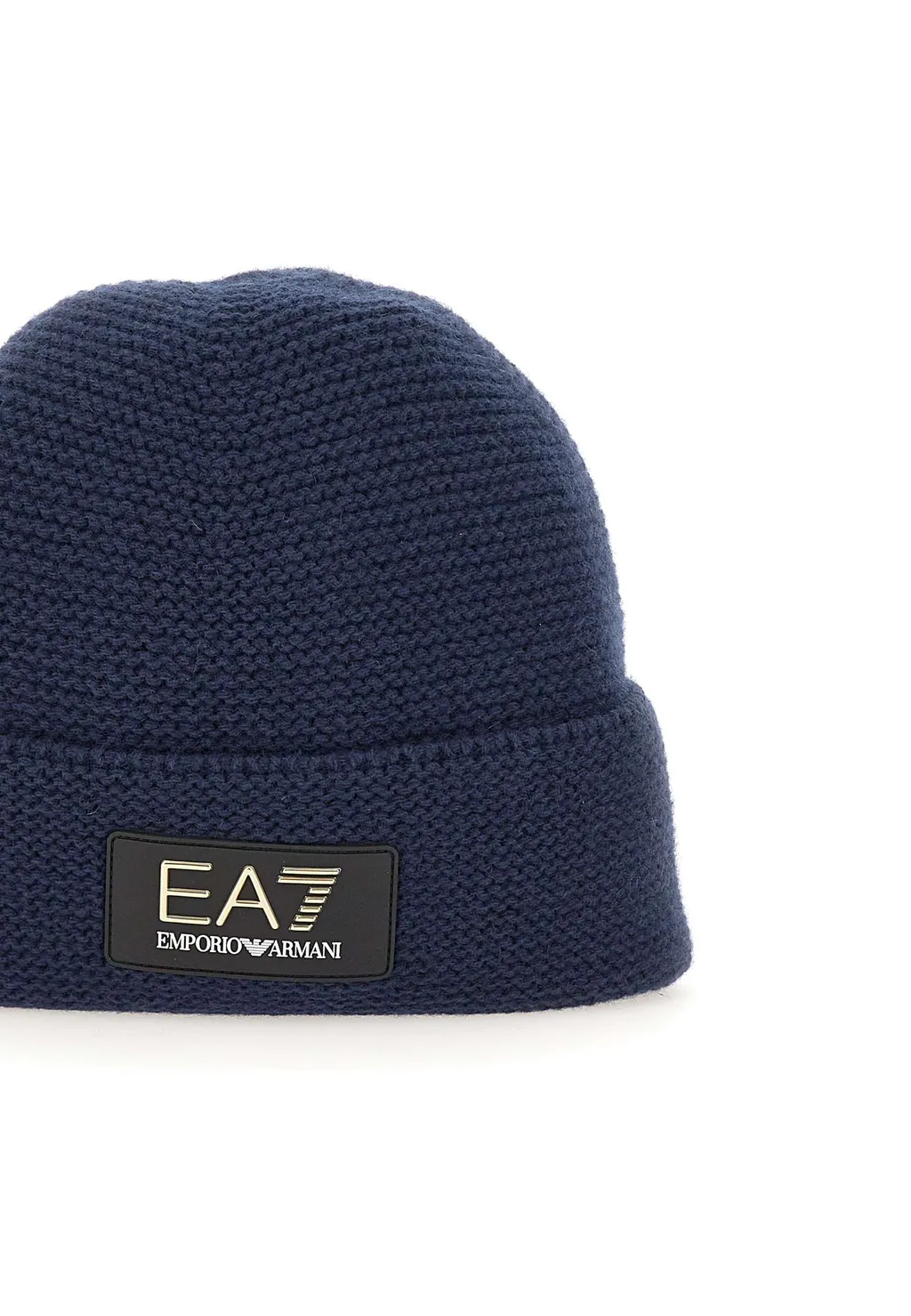 Logo-Patch Wool-Blend Beanie