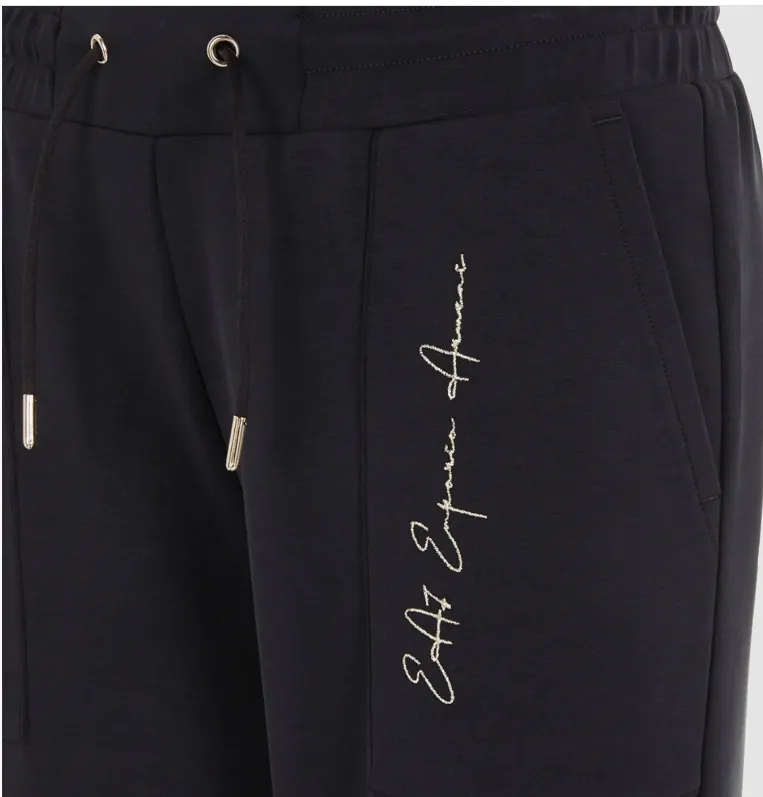 Drawstring Waist-Edge Sweatpants