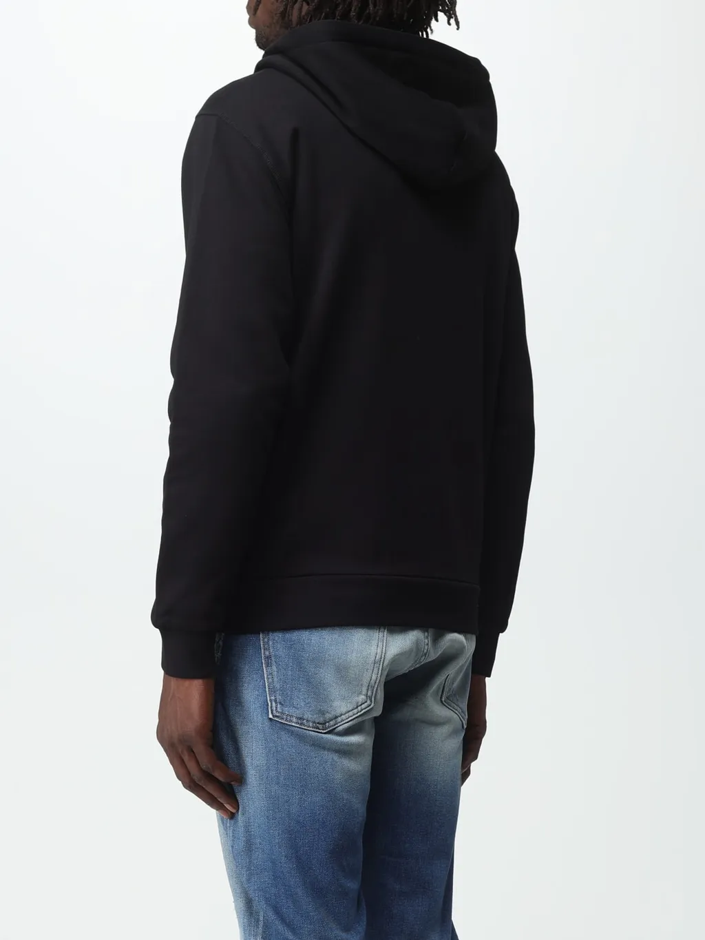 Logo-Patch Zip-Up Cardigan