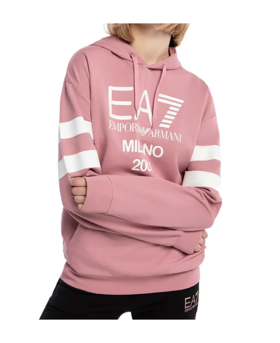 Logo Printed Hooded Sweater