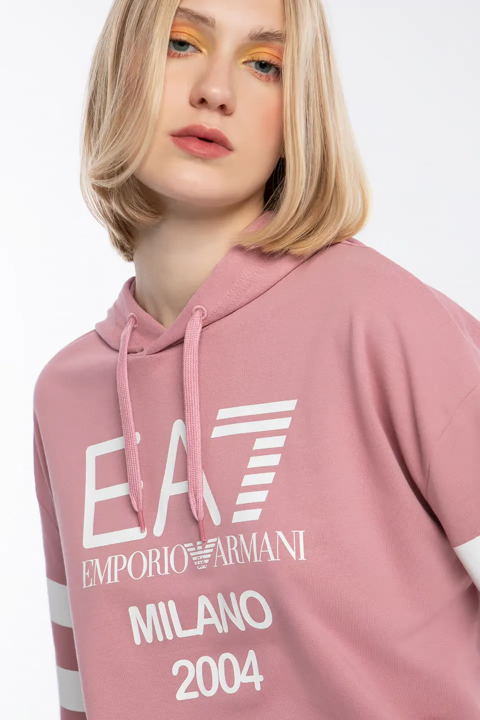 Logo Printed Hooded Sweater