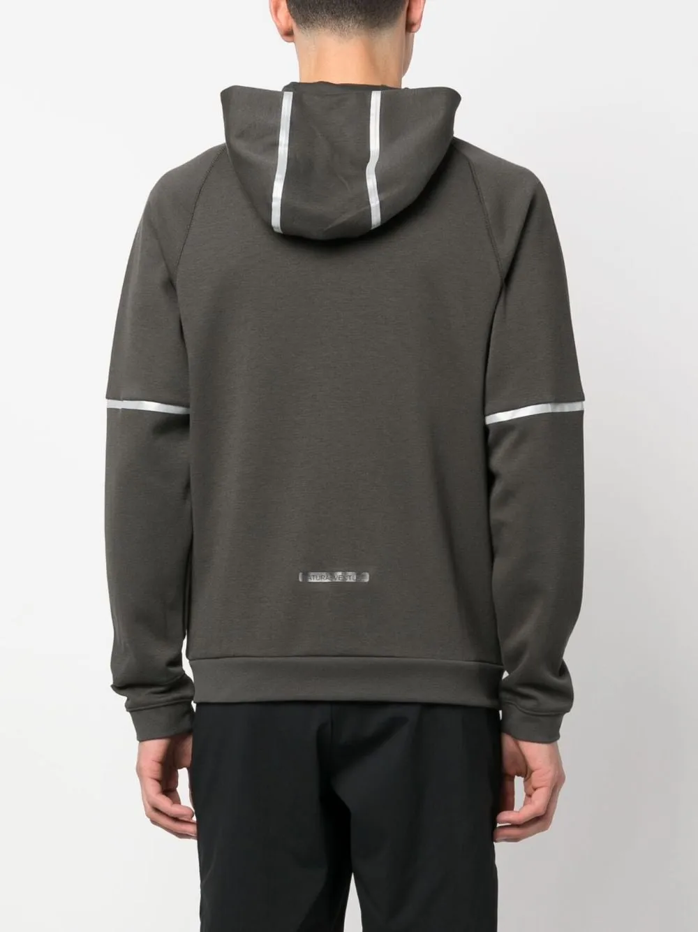 Logo Print Zip-Up Hoodie
