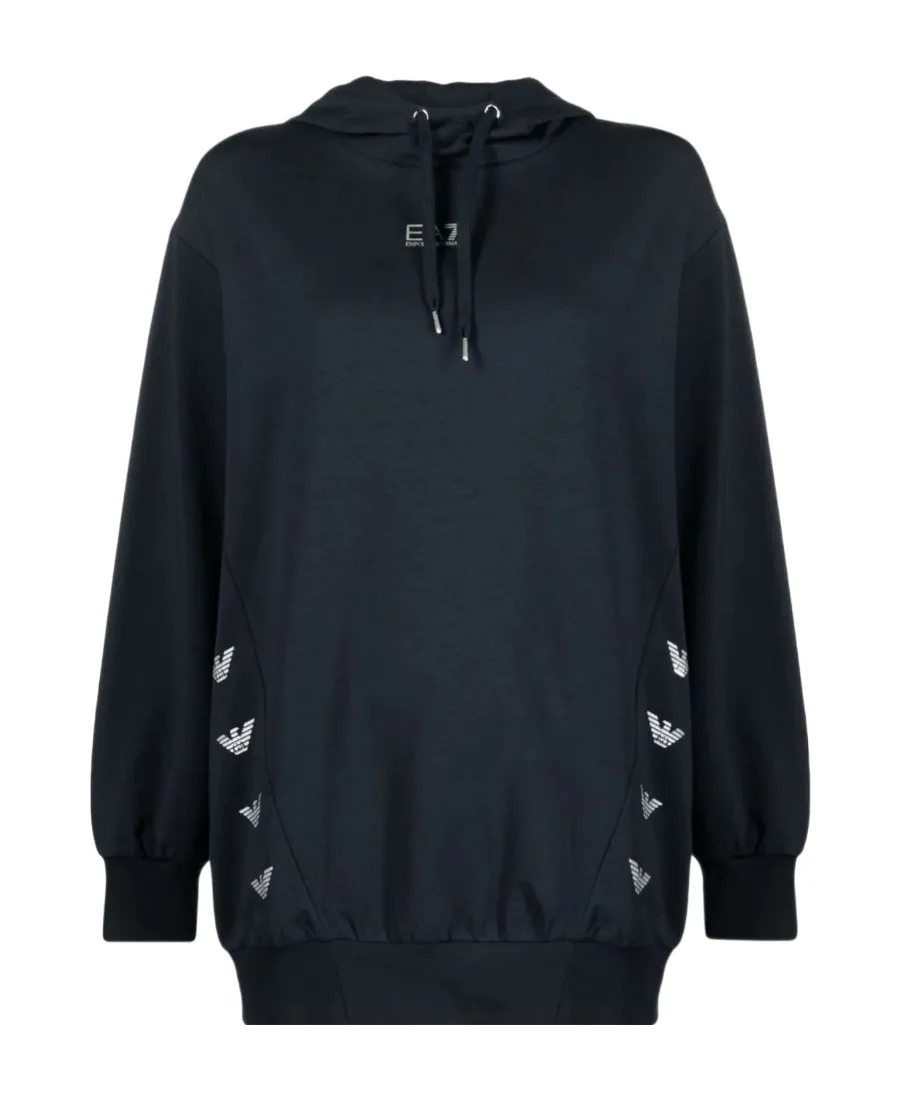 Logo-Print Drawstring Hoodie
