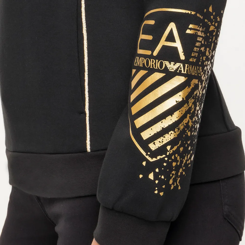 Logo Printed Hooded Sweater