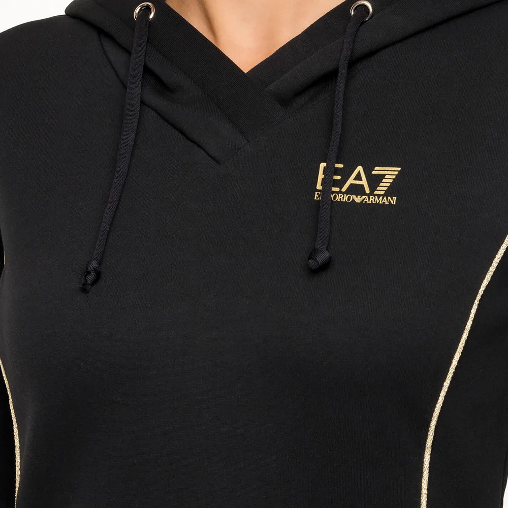 Logo Printed Hooded Sweater