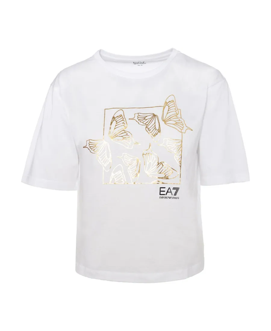T-Shirt With Round Neck And Short Sleeves