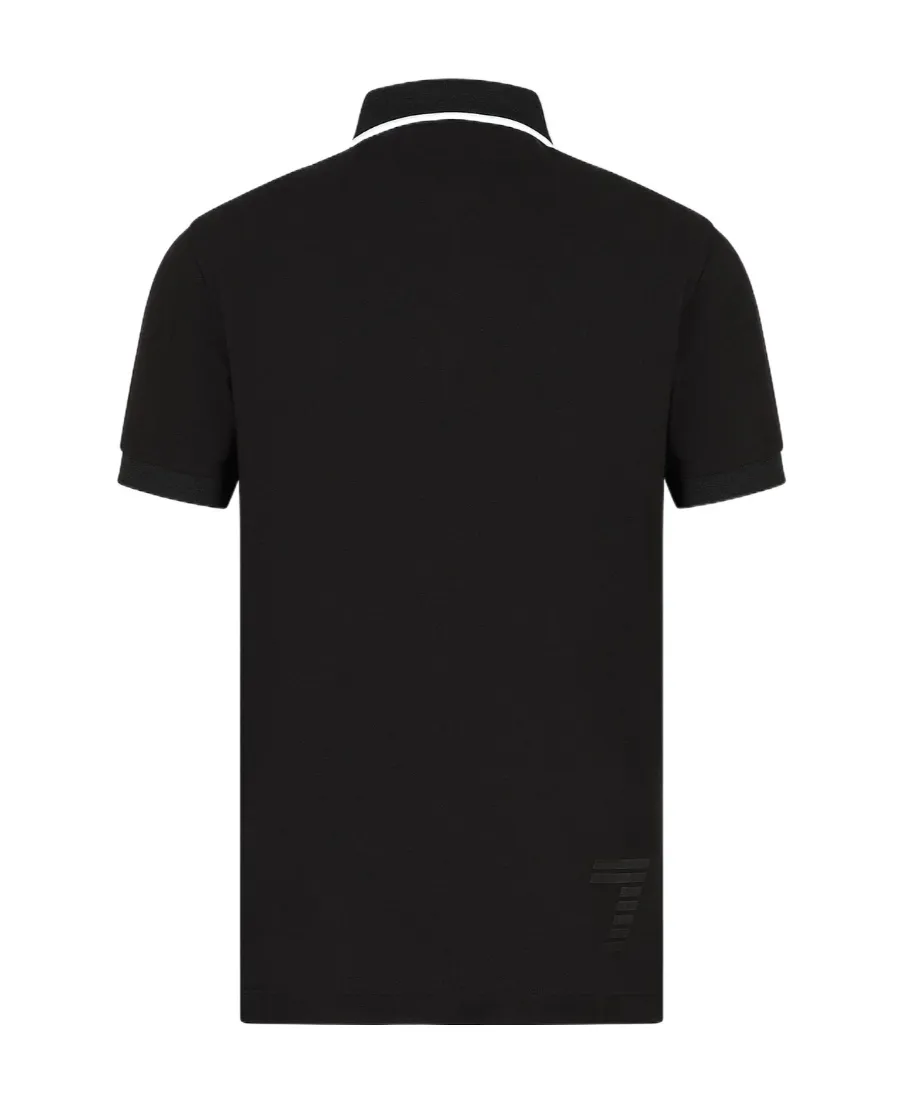 Logo Patch Cotton Polo Shirt