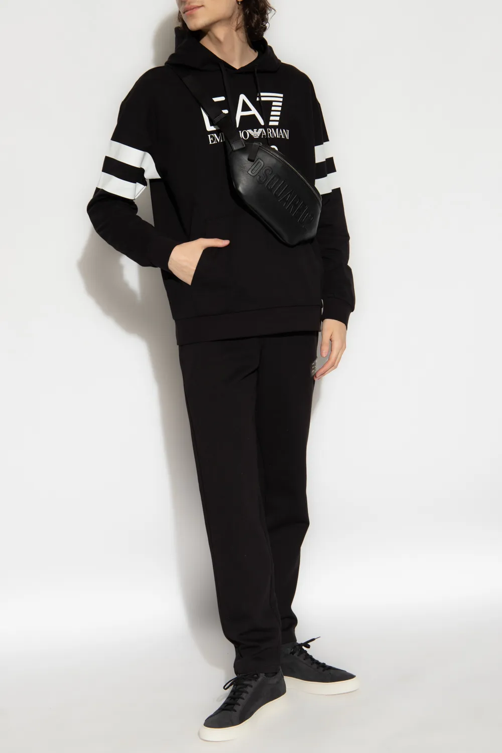 Logo-Print Cotton Hoodie