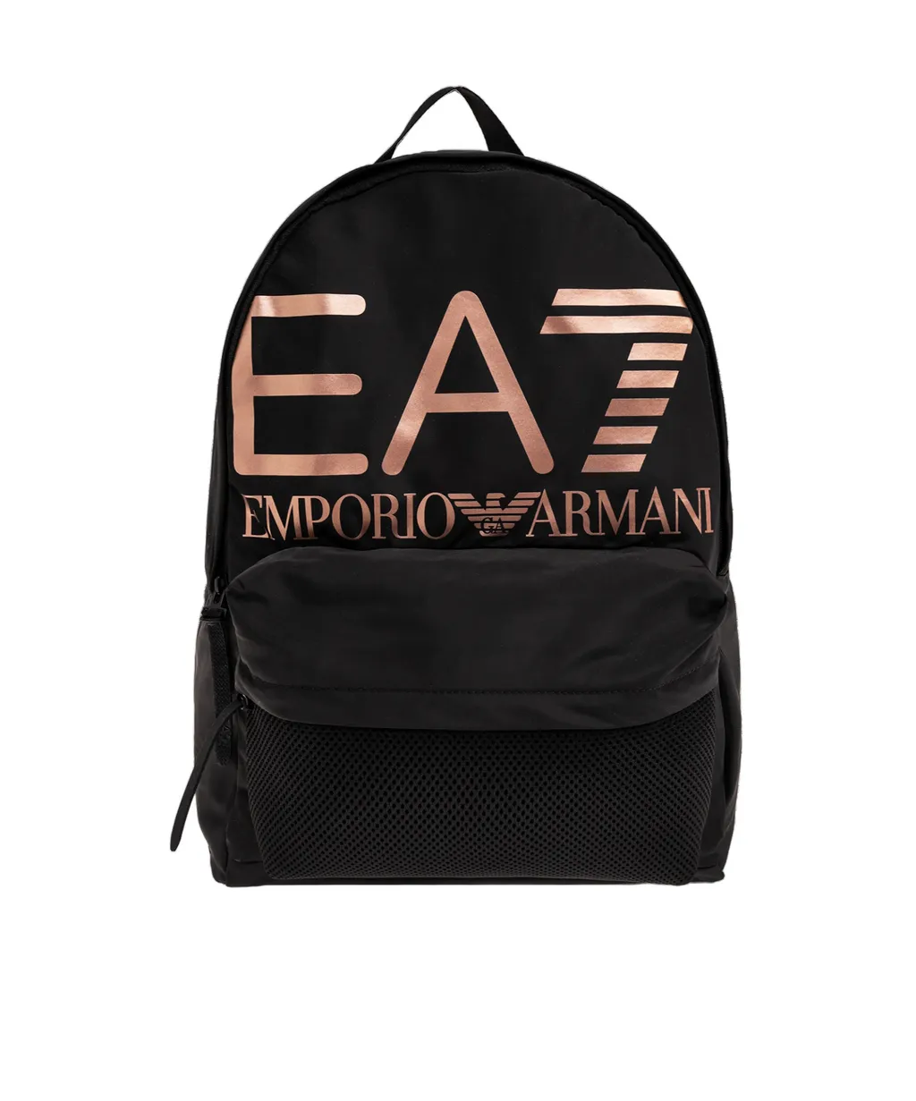 Logo Print Backpack