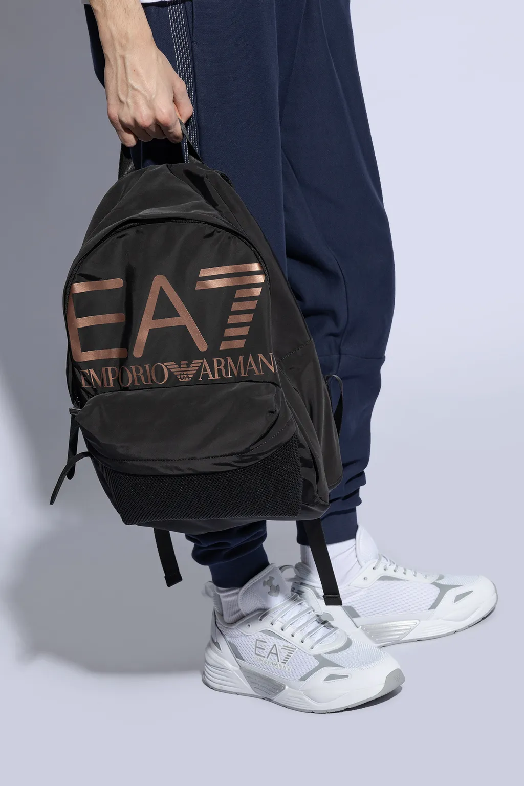 Logo Print Backpack