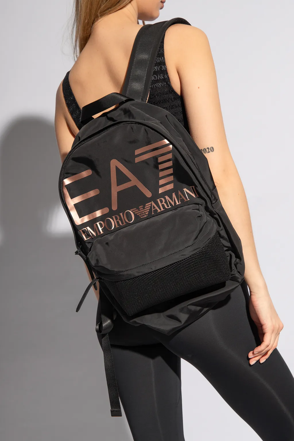 Logo Print Backpack