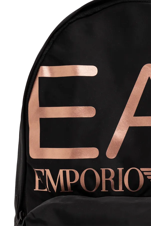 Logo Print Backpack