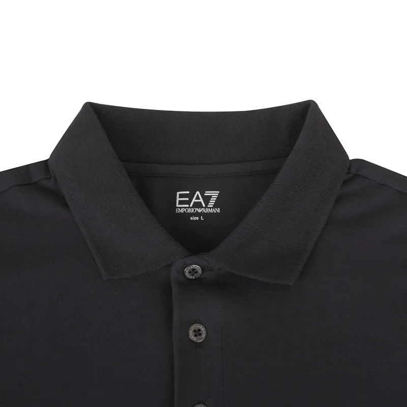 Logo Long-Sleeved Polo Shirt