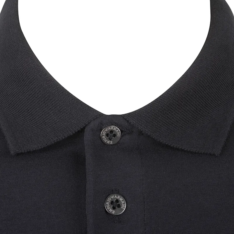 Logo Long-Sleeved Polo Shirt