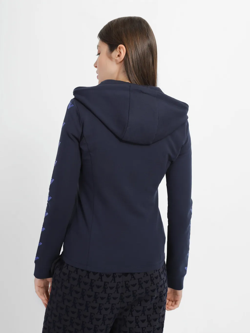 Logo Hooded Casual Coat