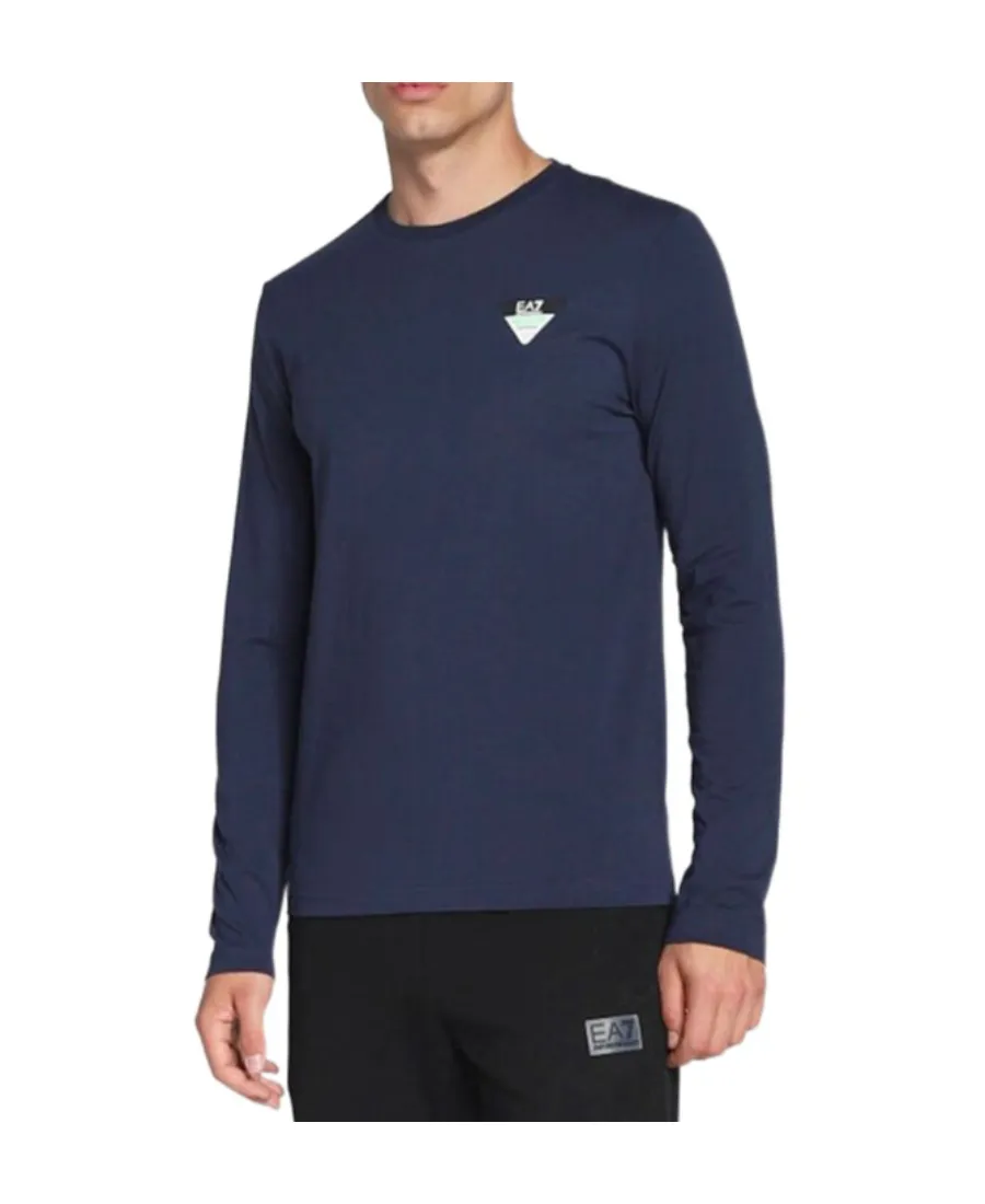 Round Collar Logo T-Shirt