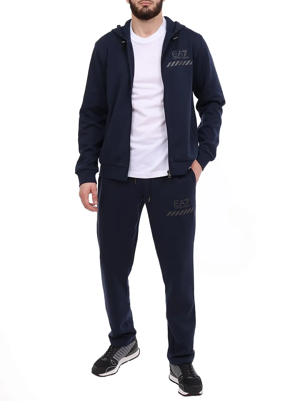 Logo And Hooded Casual Jacket