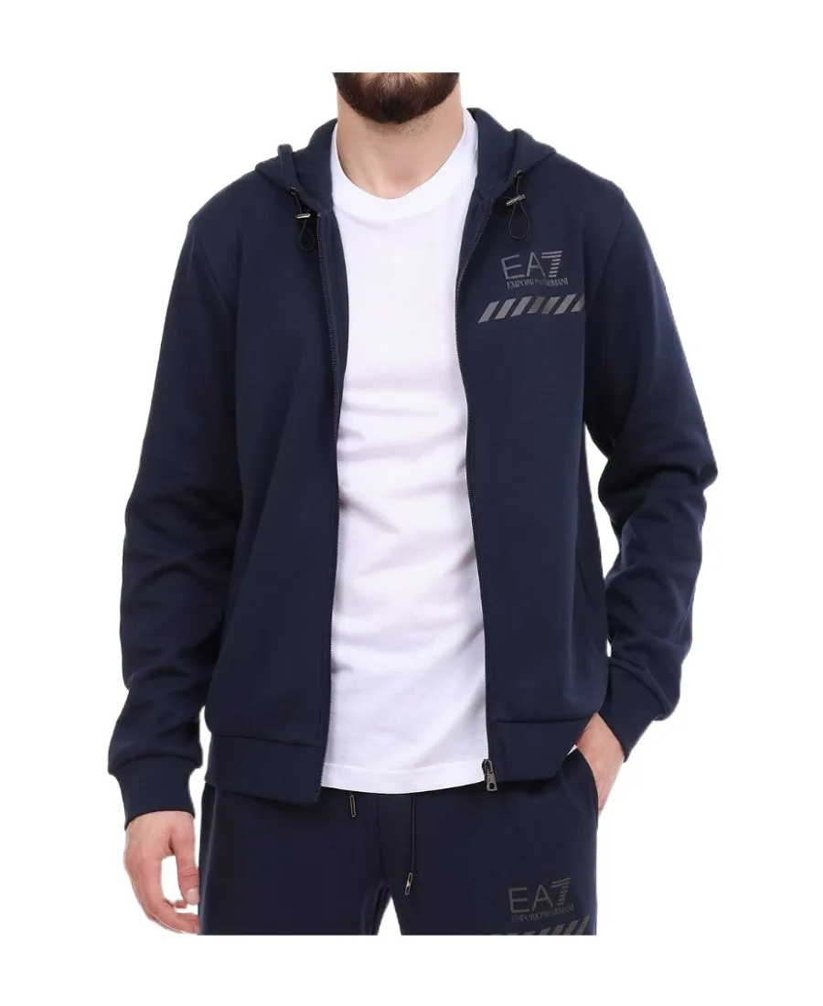 Logo And Hooded Casual Jacket