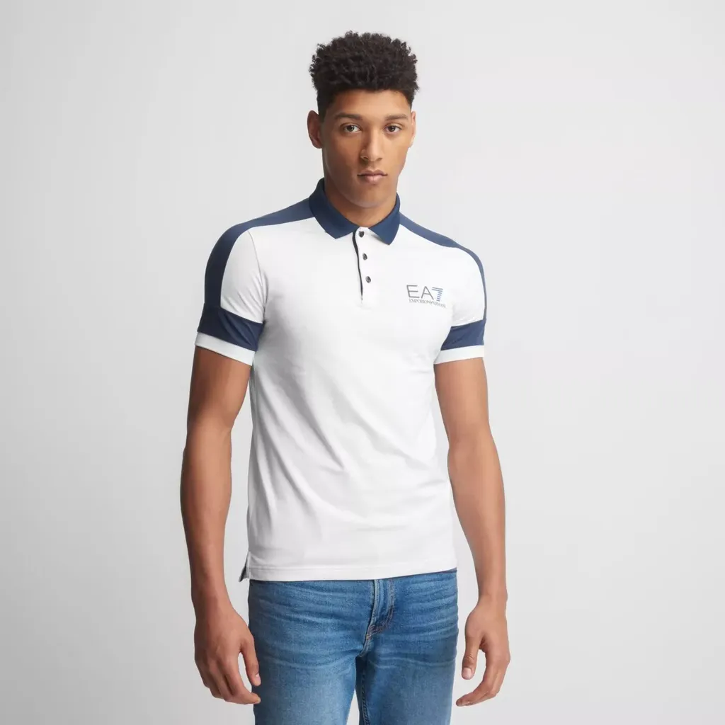 Logo Pattern Polo Shirt