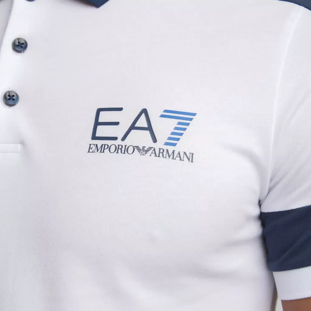 Logo Pattern Polo Shirt