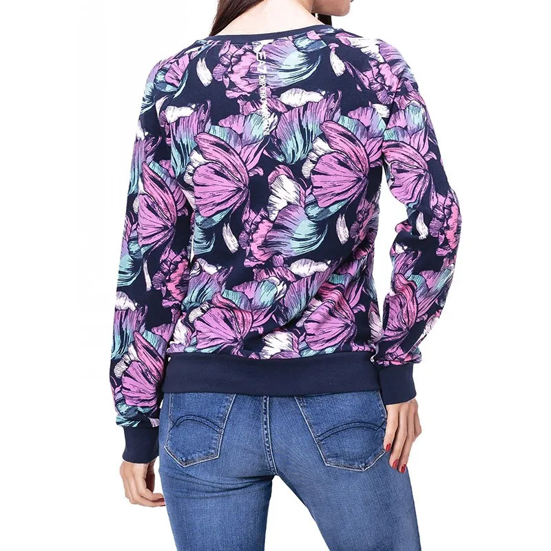 Round Neck Print Sweater