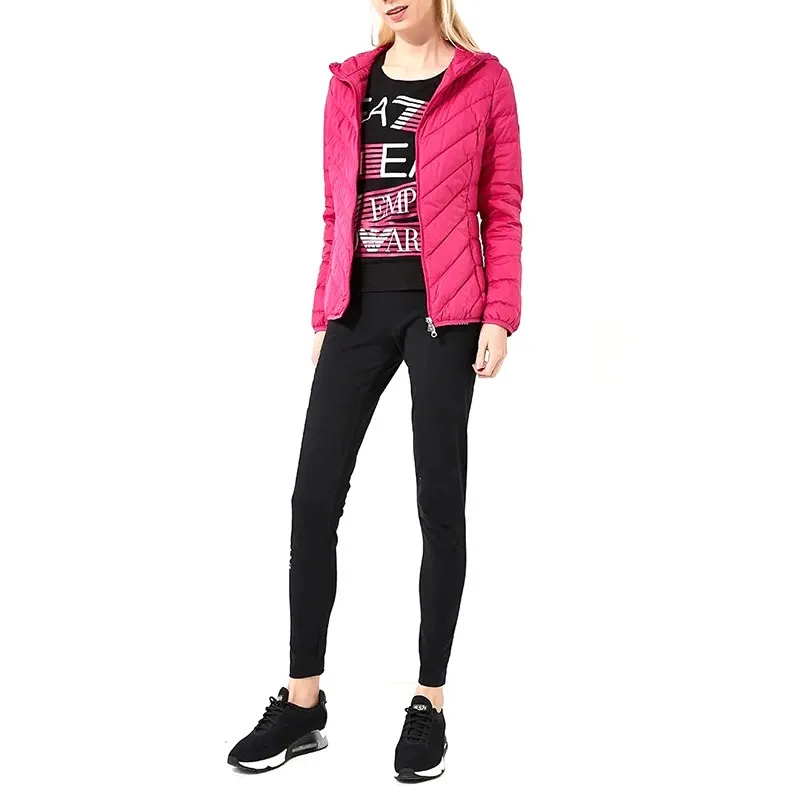 Logo Hooded Down Jacket