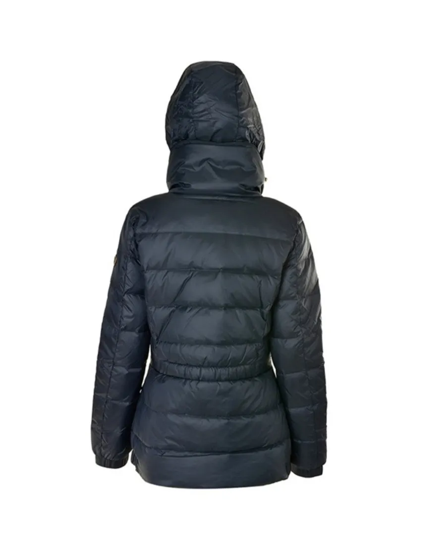 Logo Hooded Down Jacket