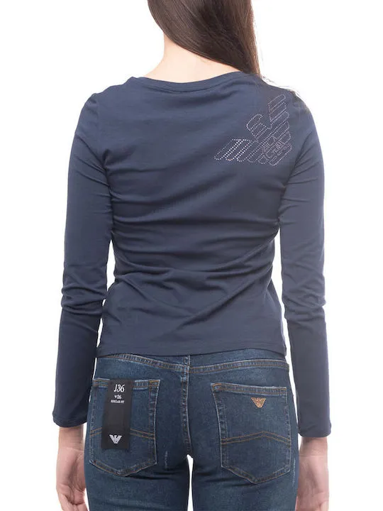 T-Shirt With Round Neck And Long Sleeves