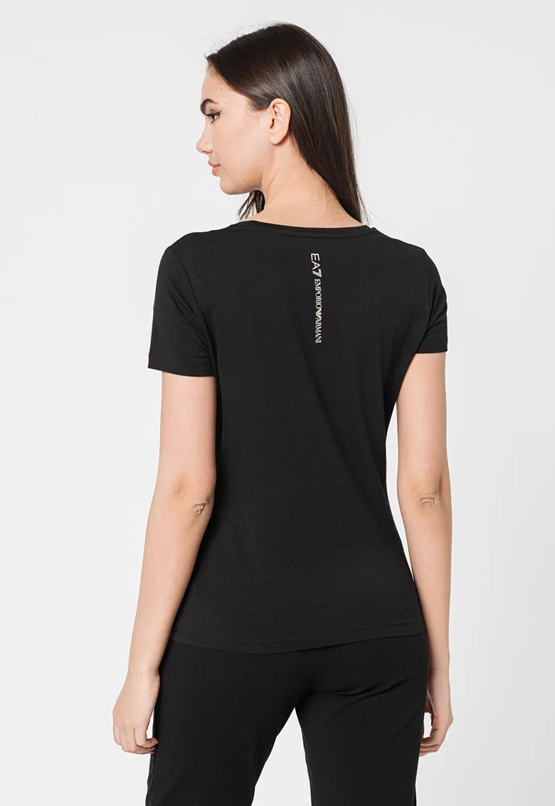 Round Collar Logo T-Shirt