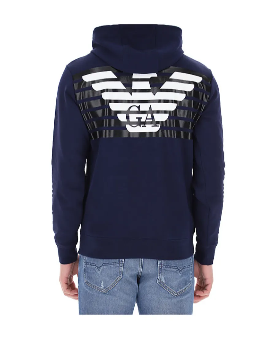 Logo-Print Drawstring Hoodie