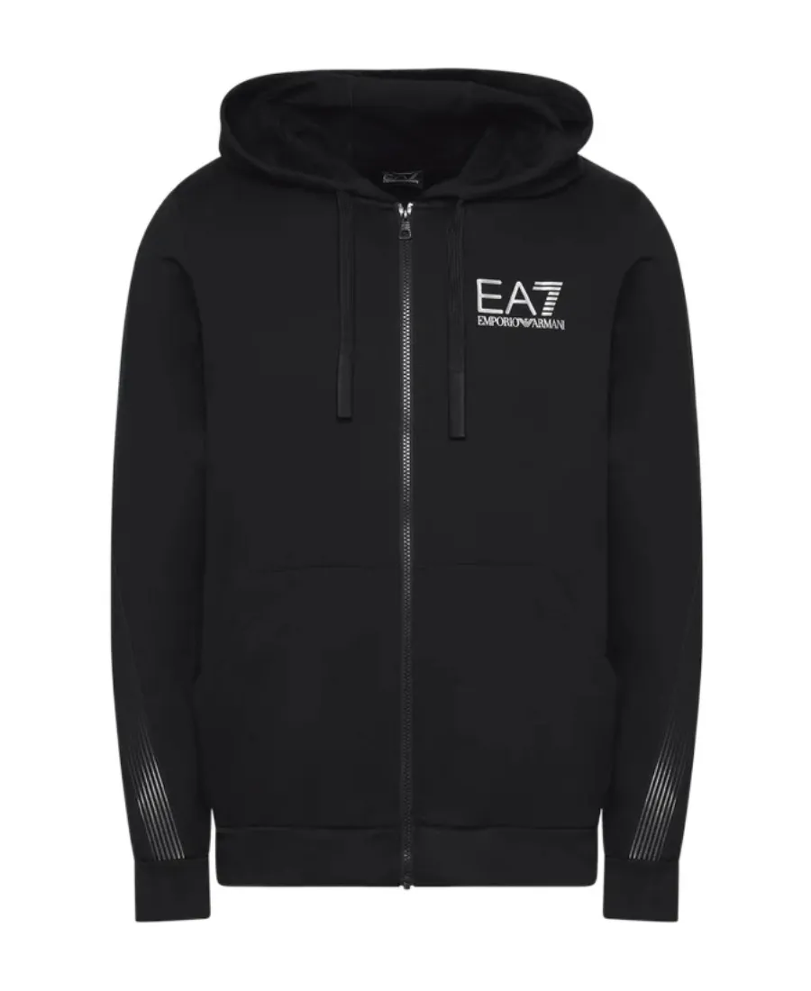 Zip-Up Logo-Print Hoodie