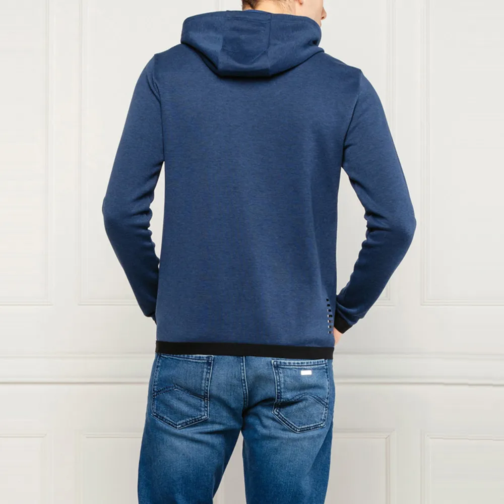 Logo Hooded Casual Coat