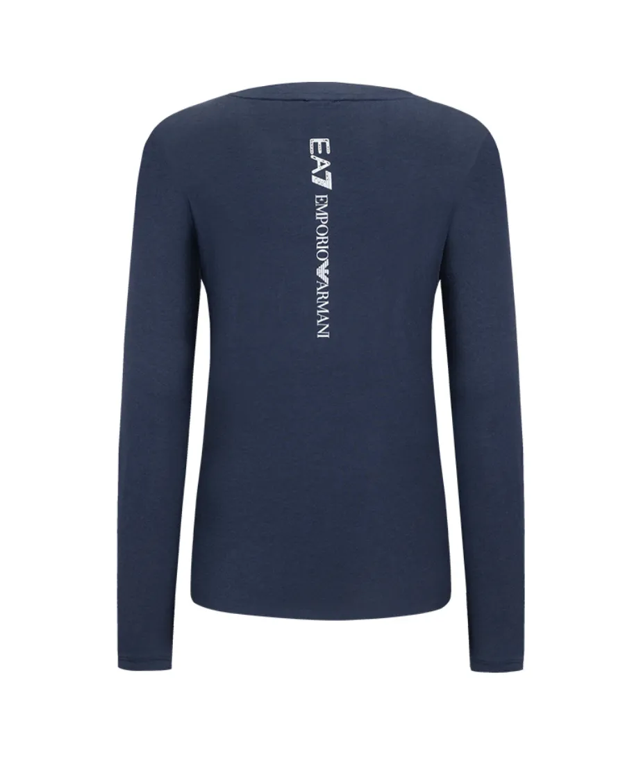 T-Shirt With Round Neck And Long Sleeves