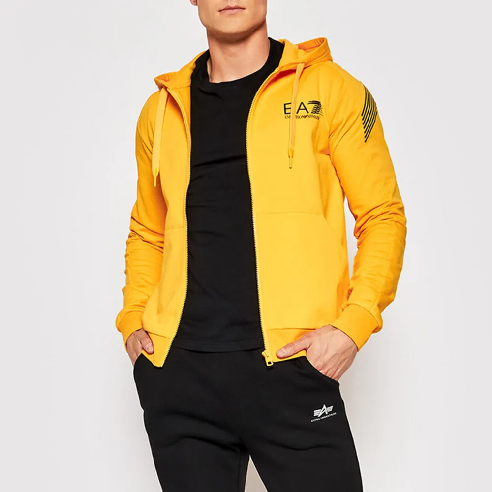 Logo Hooded Casual Jacket