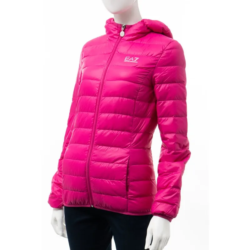 Logo Quilted Down Jacket