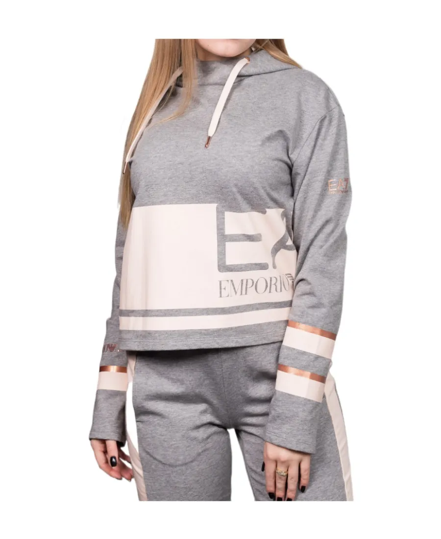 Logo Color Hooded Sweater